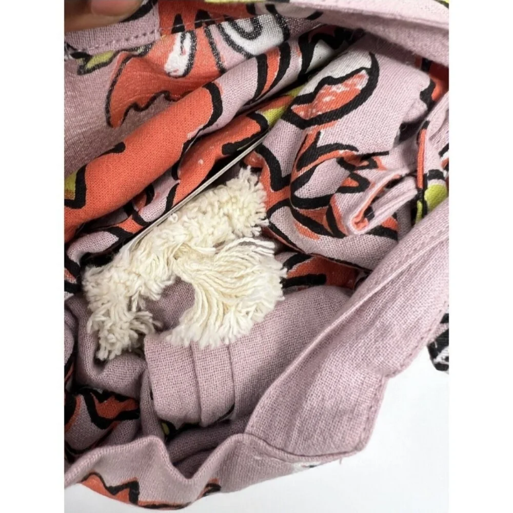 Delia UrbanOutfitters Duvet + Shams Set Boho Floral w/Fringe Tassels - Picture 7 of 16